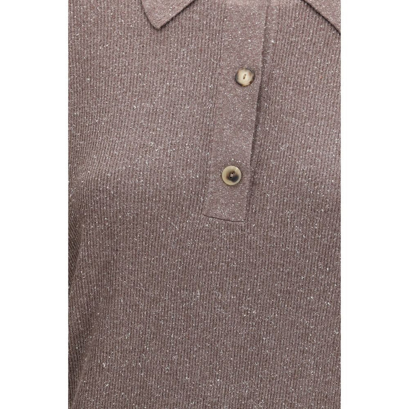 Calvin Klein Brown Silk Sweatshirt