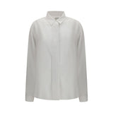 Calvin Klein Amari White Silk Dress Shirt for Women