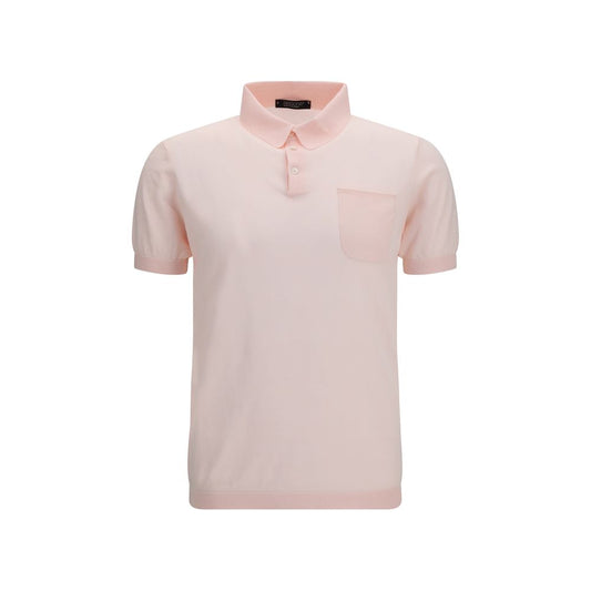 Aragona Cashmere Multicolor Cotton Polo Shirt - Essential Style