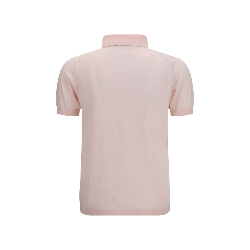 Aragona Cashmere Multicolor Cotton Polo Shirt - Essential Style