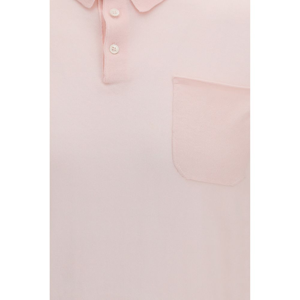 Aragona Cashmere Multicolor Cotton Polo Shirt - Essential Style