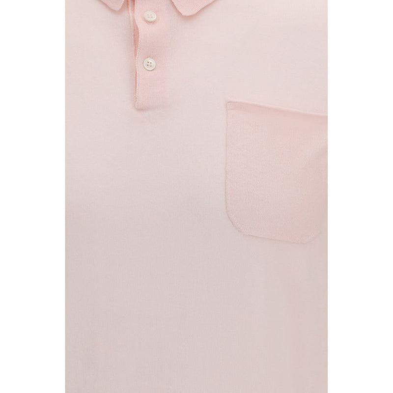 Aragona Cashmere Multicolor Cotton Polo Shirt - Essential Casual Wear