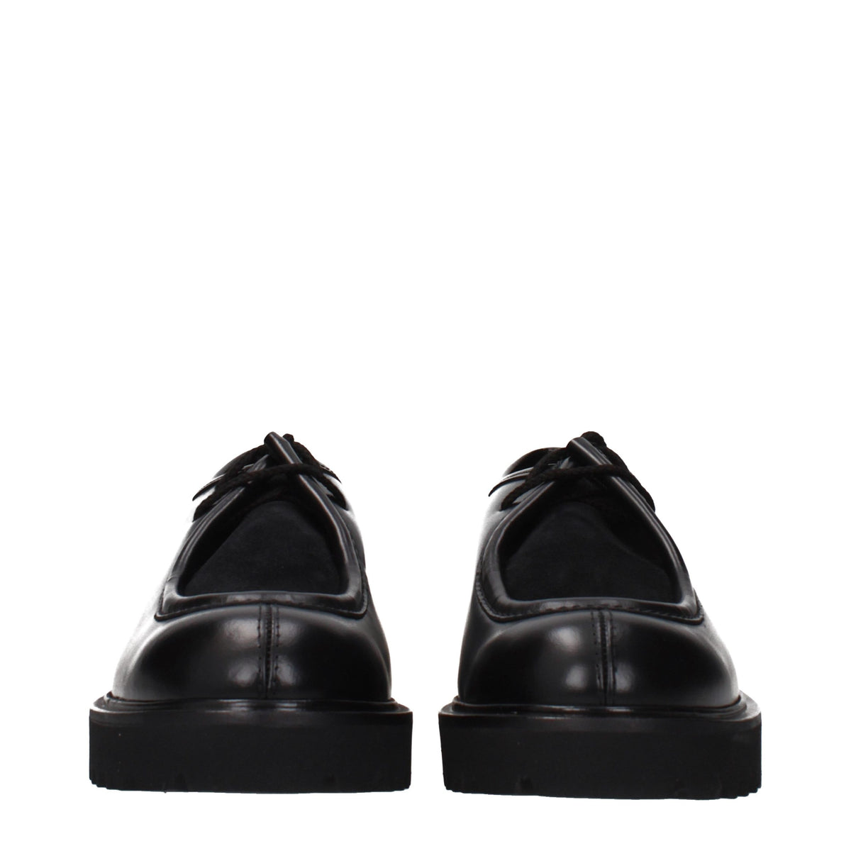 Max Mara Black Leather Oxfords and Derbies for Women