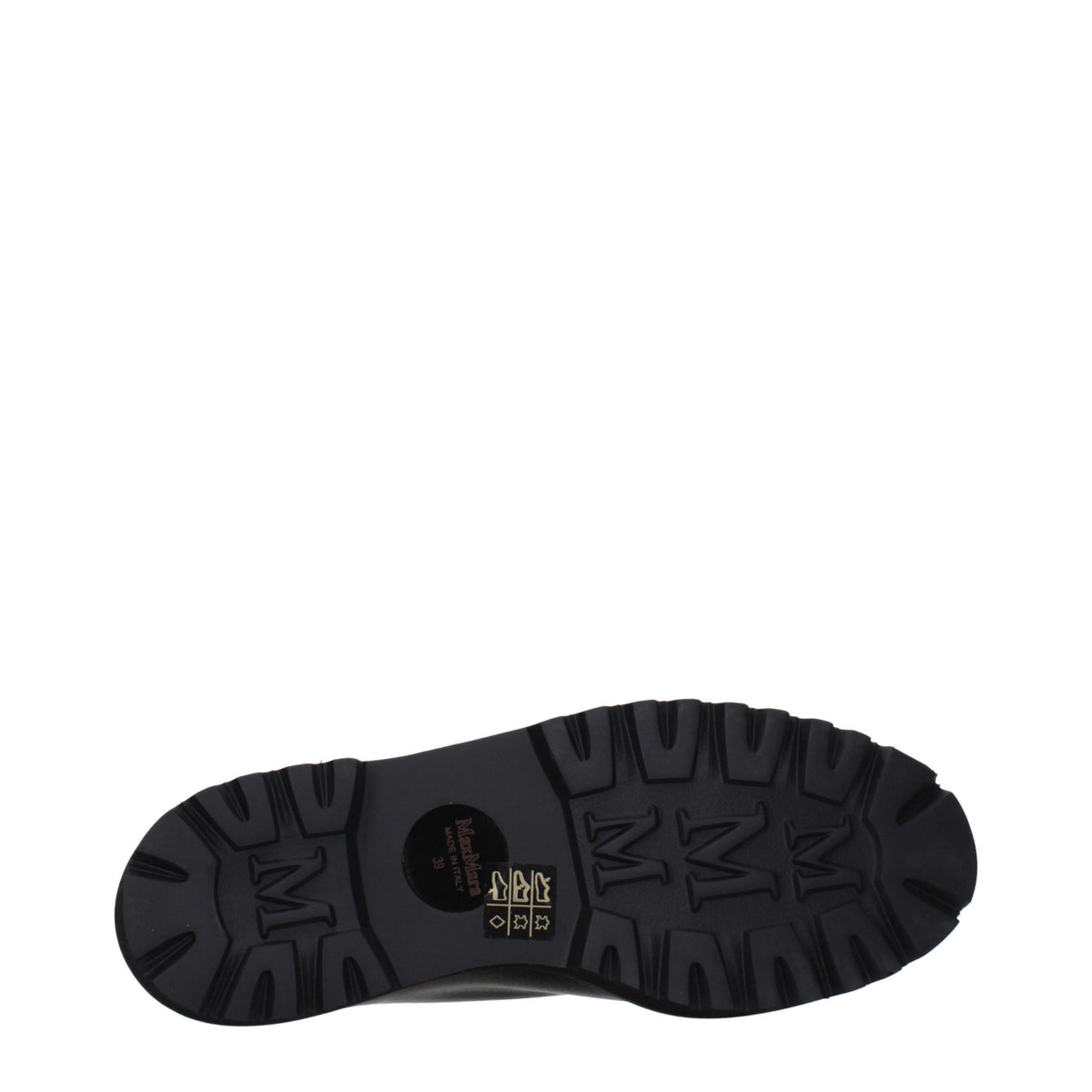Max Mara Black Leather Oxfords and Derbies for Women