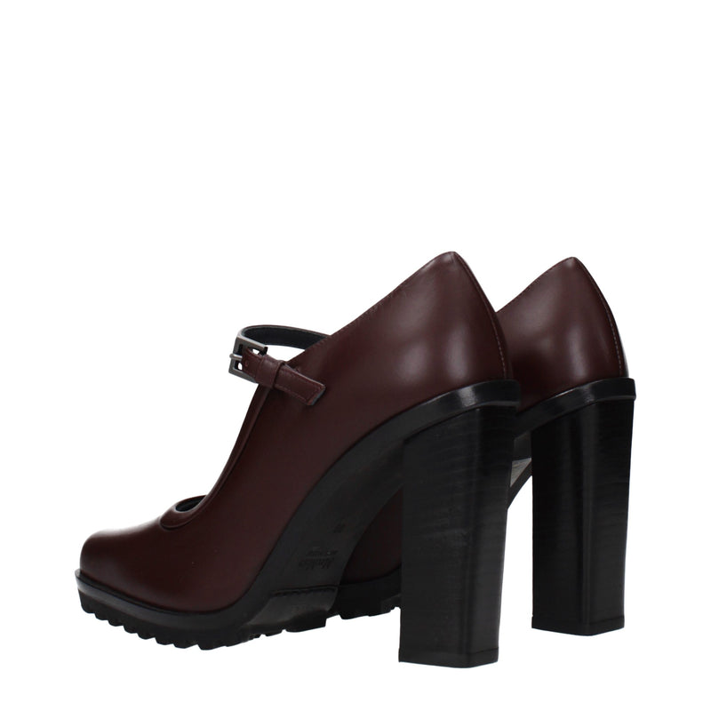 Max Mara Brown Leather High Heel Pumps for Women