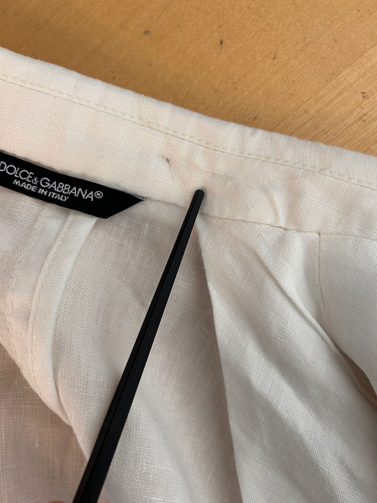 Dolce &amp; Gabbana, costume-blazer blanc à simple boutonnage pour homme.