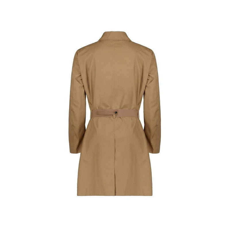 Herno Brown Polyester Coat for Men - Stylish & Functional