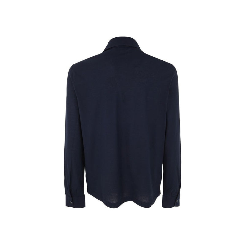 Herno Blue Cotton Polo Shirt for Men
