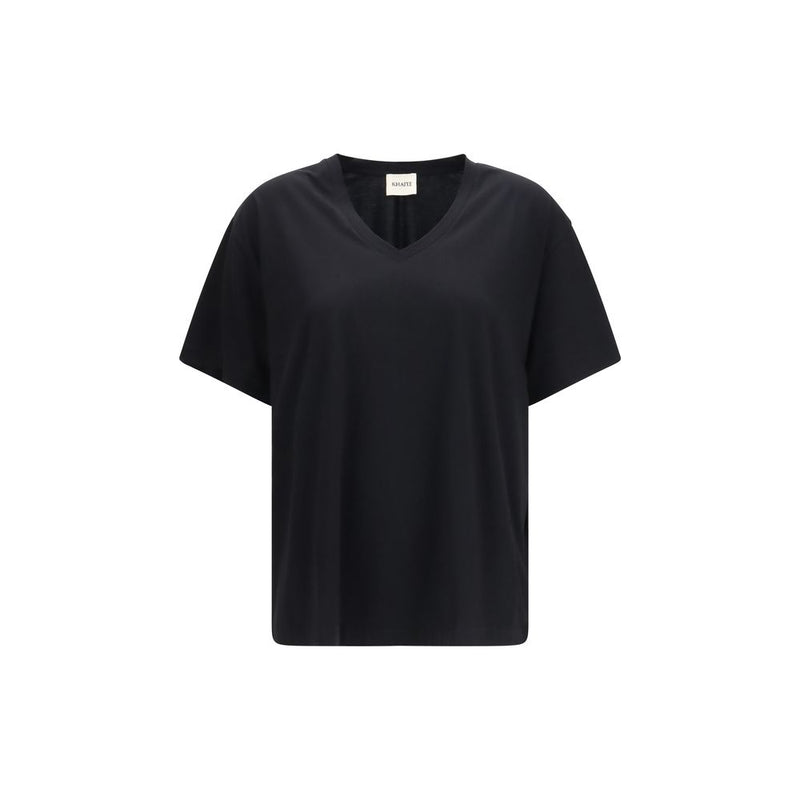 Khaite Black Cotton T-Shirt
