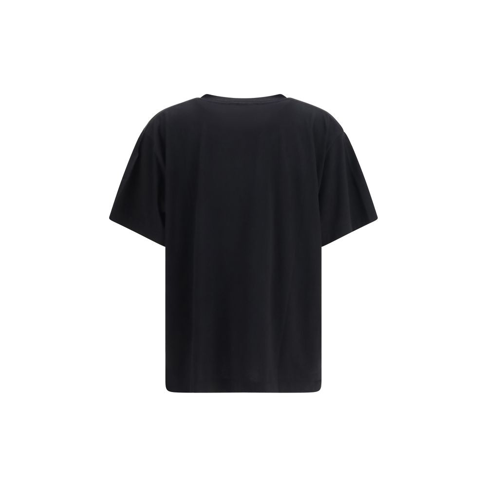T-shirt noir en coton Khaite