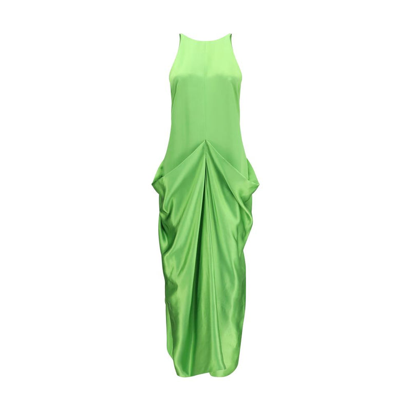 Khaite Kent Bicolor Copper Casual Dress