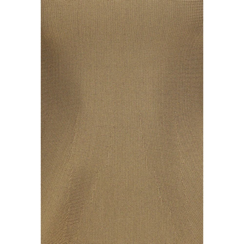 Blouse en viscose beige Khaite