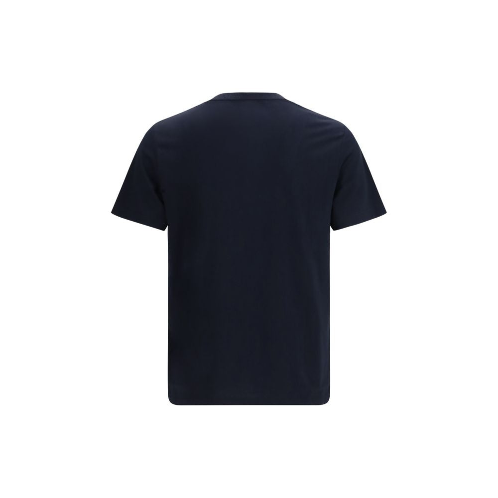 Fred Perry Blue Cotton T-Shirt - Timeless Sportswear