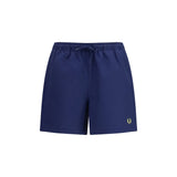 Shorts en Polyester Recyclé Fred Perry - Bleu