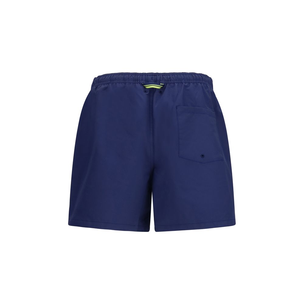 Shorts en Polyester Recyclé Fred Perry - Bleu