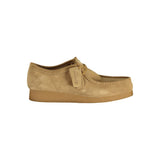 Clarks Beige Suede Men's Sneakers - Timeless Comfort & Style