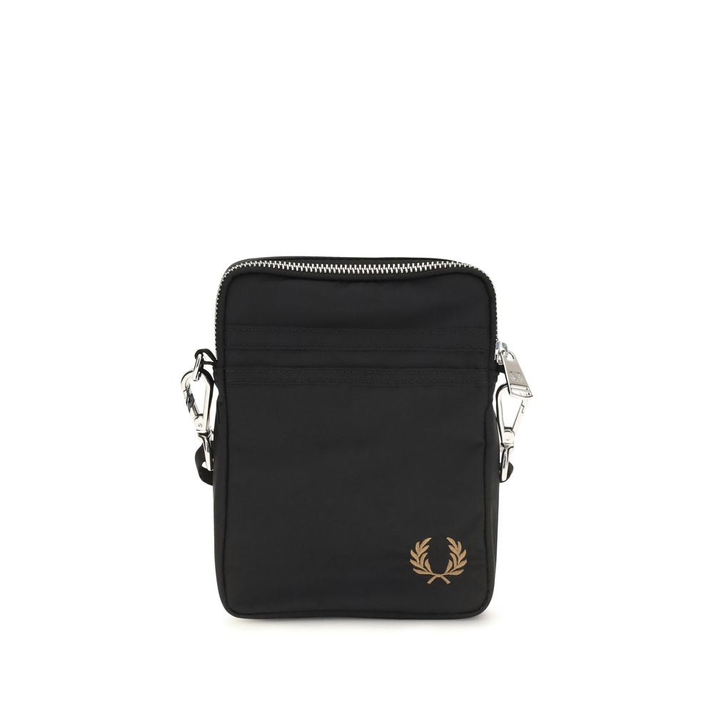 Sac à bandoulière en nylon noir Brentham de Fred Perry