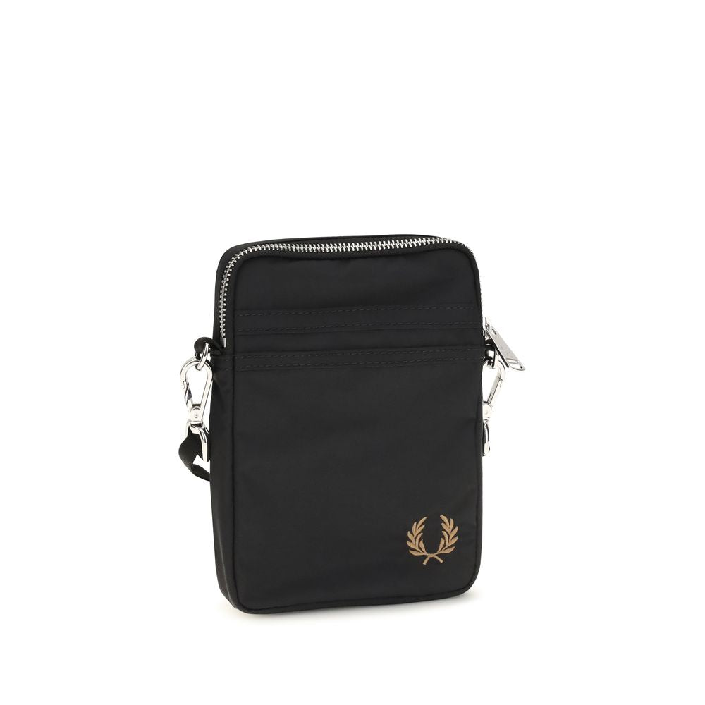 Sac à bandoulière en nylon noir Brentham de Fred Perry