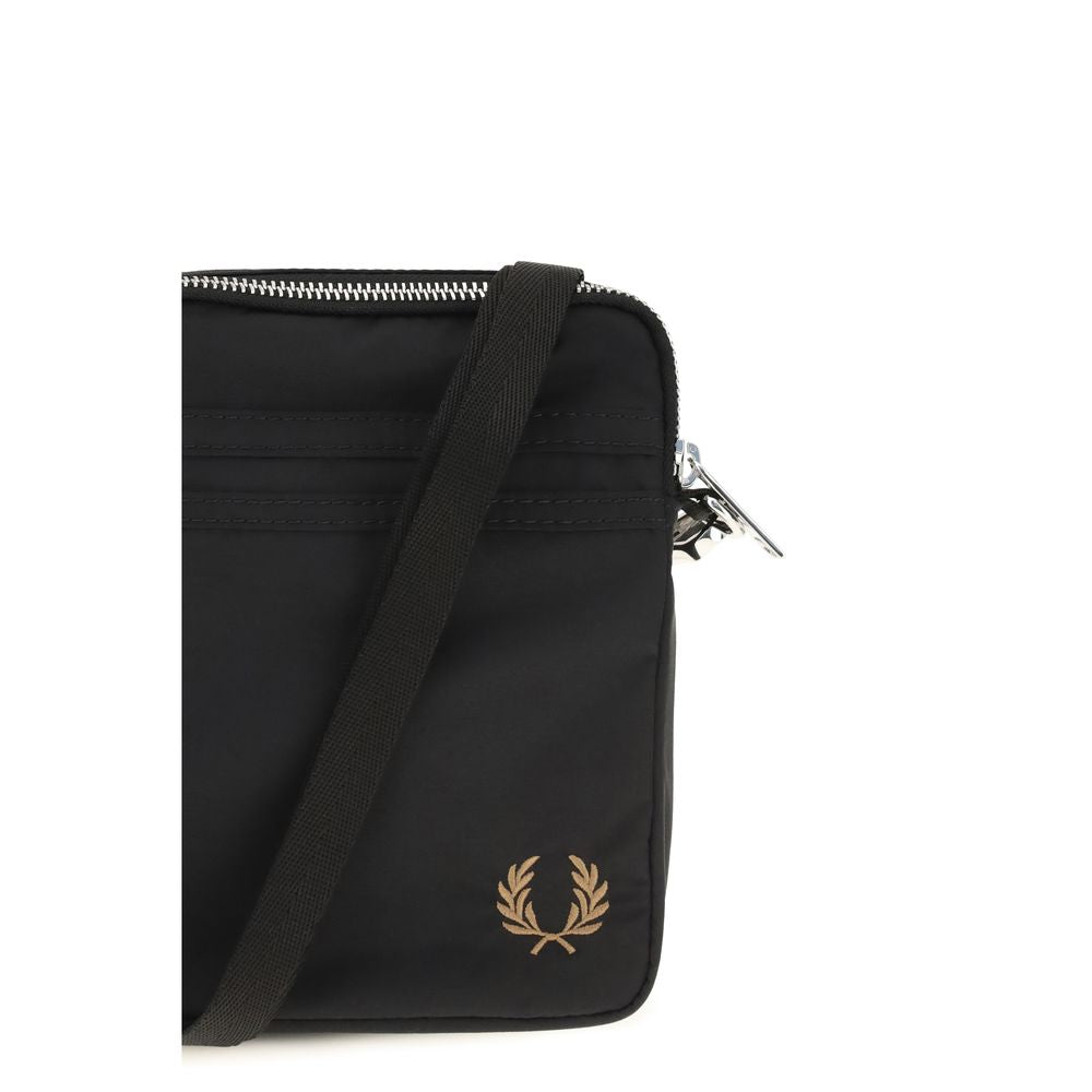 Sac à bandoulière en nylon noir Brentham de Fred Perry