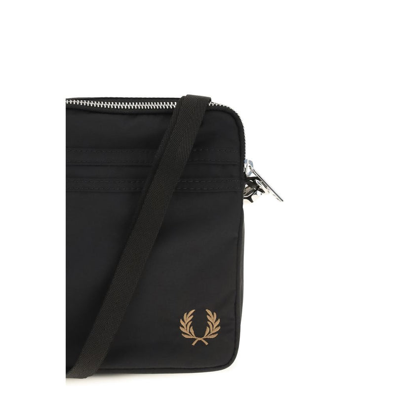 Sac à bandoulière en nylon noir Brentham de Fred Perry