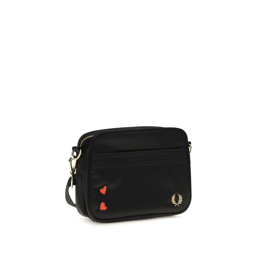 Fred Perry Amy Mini Black Nylon Shoulder Bag