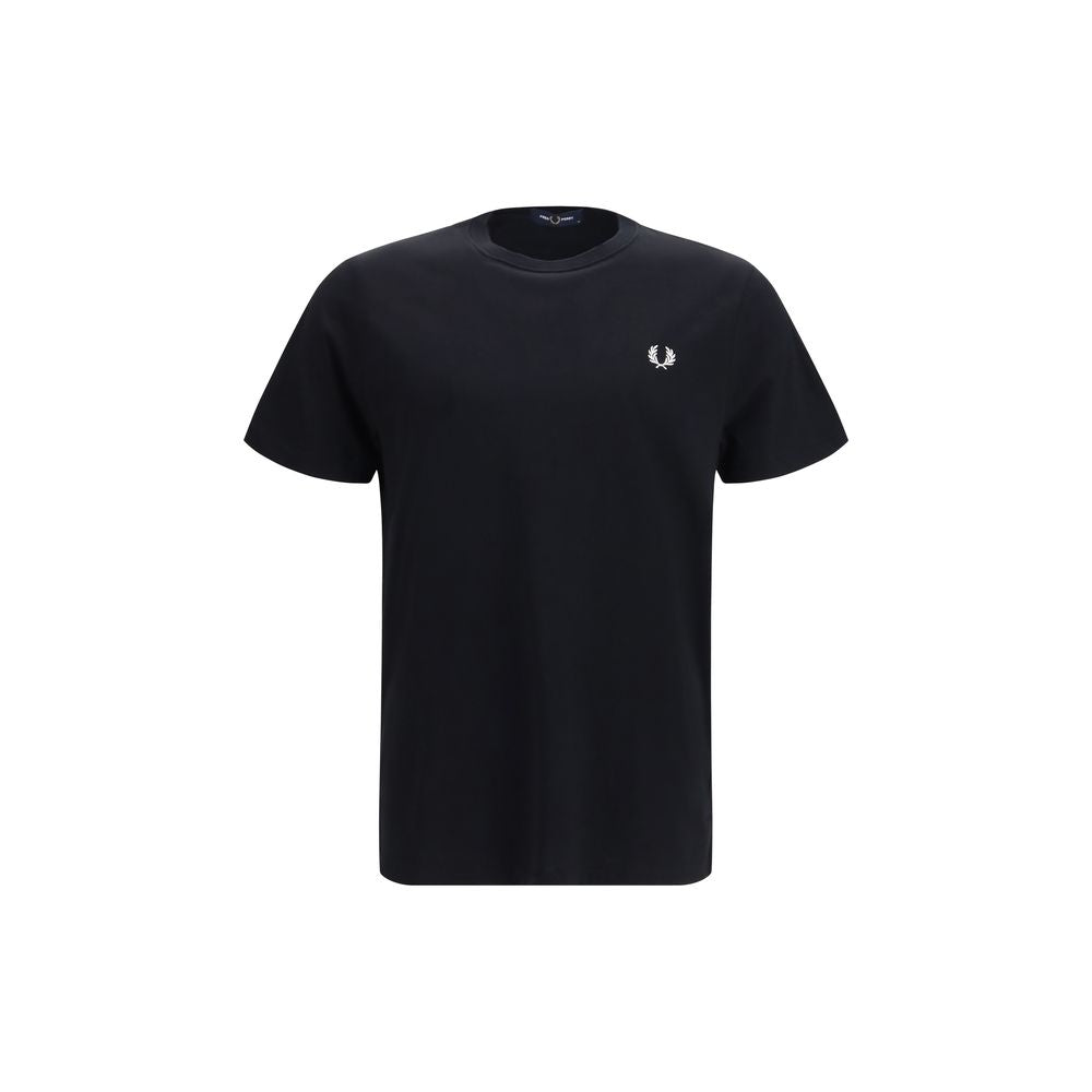 Fred Perry Black Cotton Sportswear T-Shirt for Men
