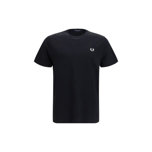 Fred Perry Black Cotton Sportswear T-Shirt for Men