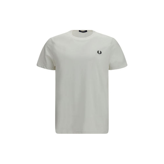 Fred Perry White Cotton Sportswear T-Shirt