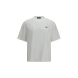 Fred Perry White Cotton T-Shirt - Iconic Laurel Wreath Design