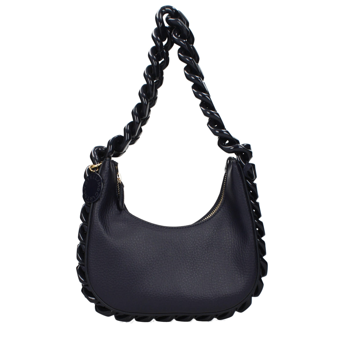 Stella McCartney Blue Leather Shoulder Bag - Eco-Friendly Design