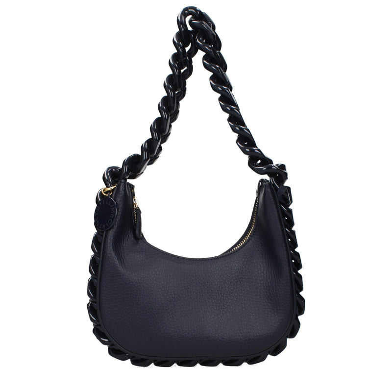 Stella McCartney Blue Leather Shoulder Bag - Eco-Friendly Design
