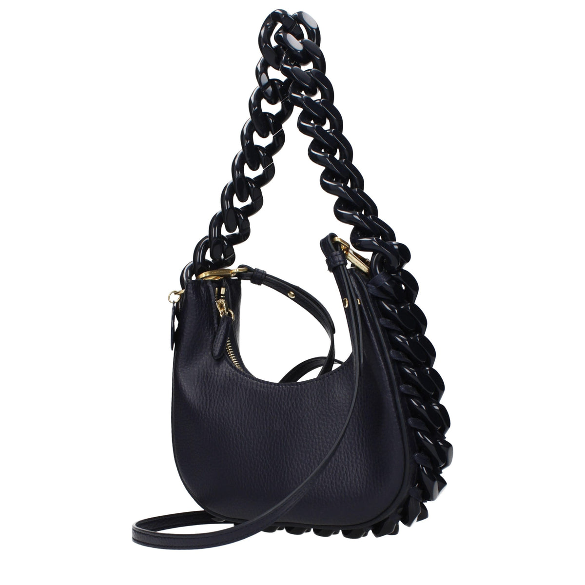 Stella McCartney Blue Leather Shoulder Bag - Eco-Friendly Design