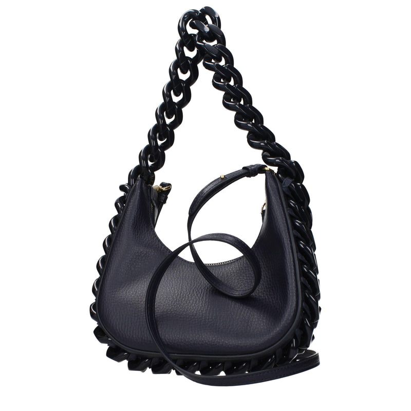 Stella McCartney Blue Leather Shoulder Bag - Eco-Friendly Design