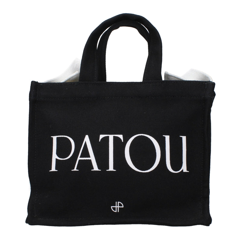 Patou Black Cotton Handbag - Stylish and Versatile
