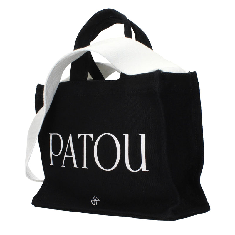 Patou Black Cotton Handbag - Stylish and Versatile
