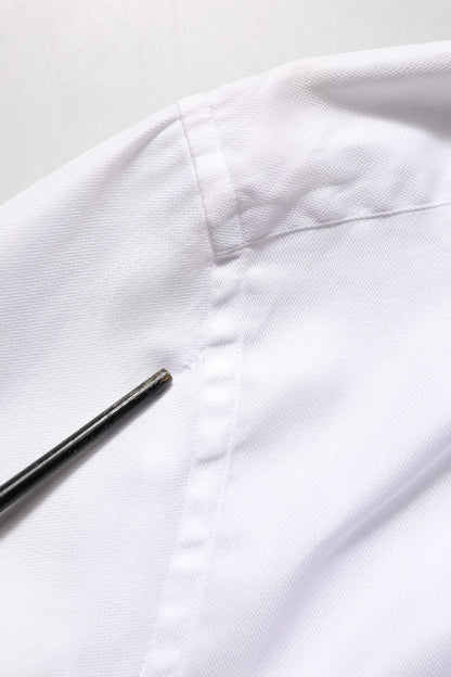 Dolce & Gabbana White Cotton Collared Dress Formal Men Shirt