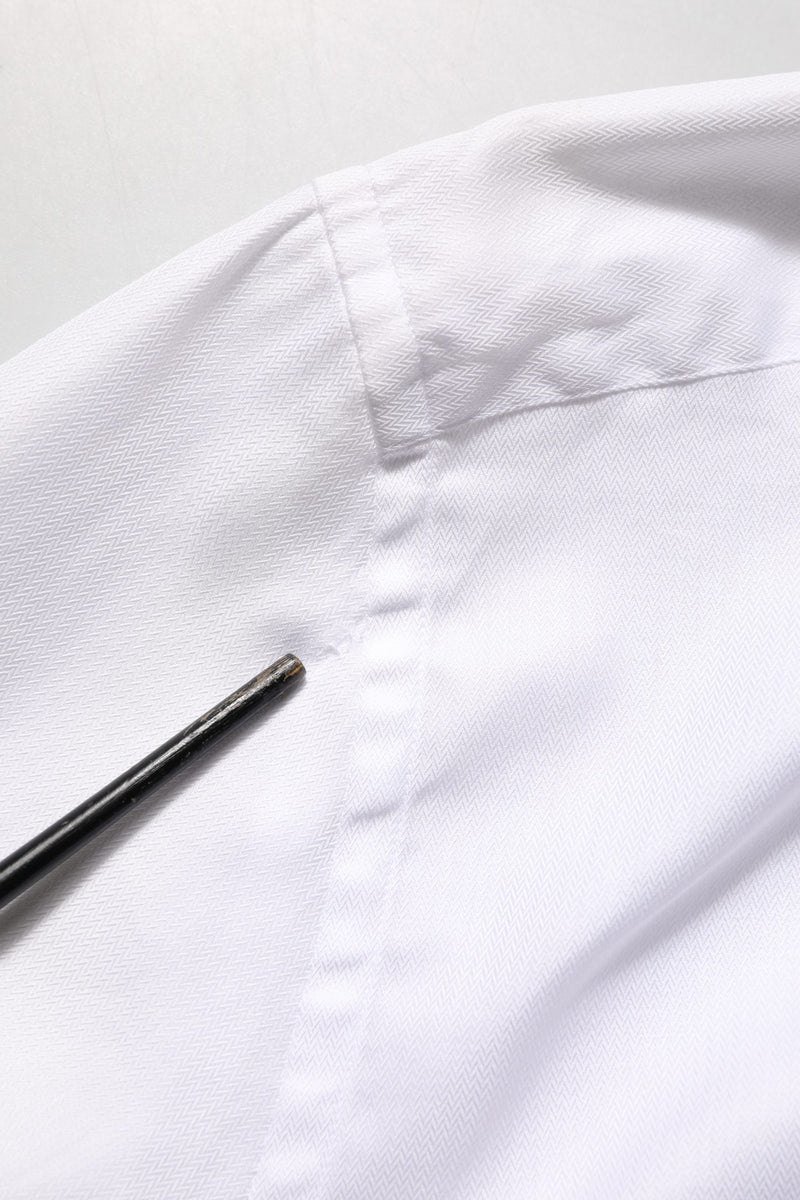 Dolce & Gabbana White Cotton Collared Dress Shirt for Men