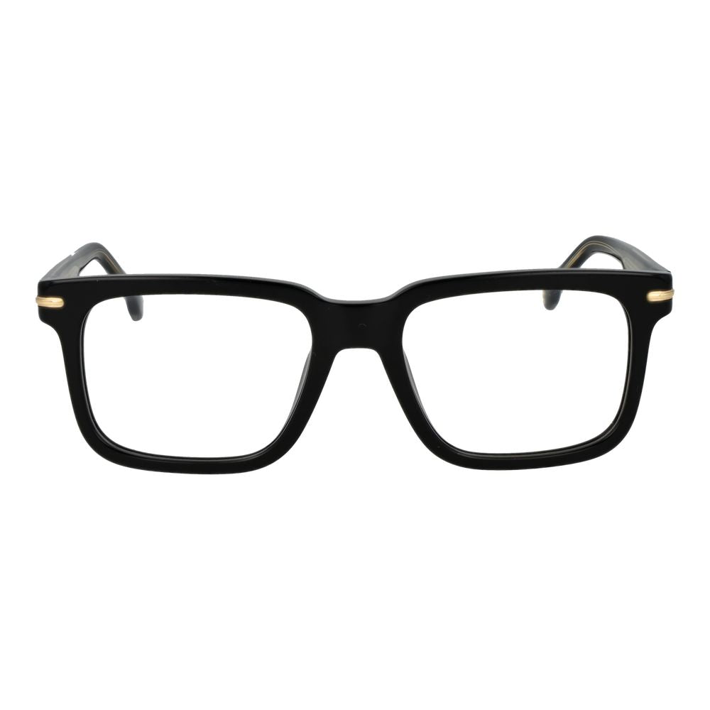 Carrera Black Acetate Glasses (Frames) - Stylish Rectangle Design