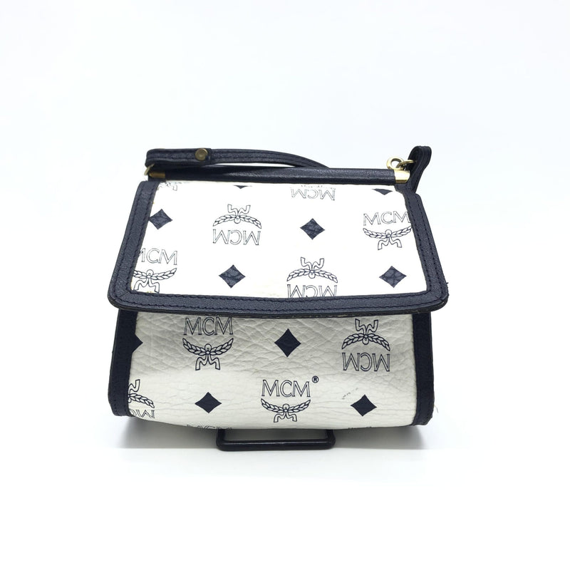 MCM Mini Crossbody Bag White Visetos - Élégance et Praticité
