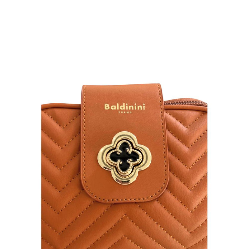 Baldinini Trend Brown PU Women Crossbody Bag