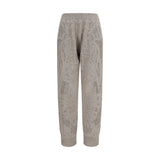 Brunello Cucinelli Beige Linen Casual Pants for Women