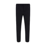 PT Pantaloni TORINO Black Elastane Dress Pants for Men