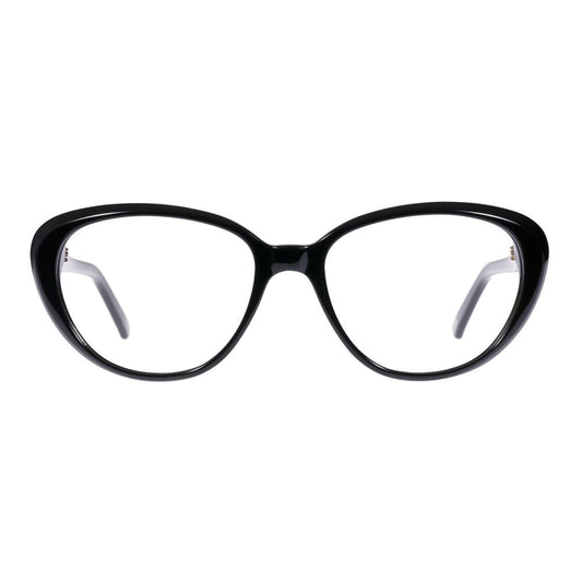 Andy Wolf Black Acetate Oval Glasses (Frames)