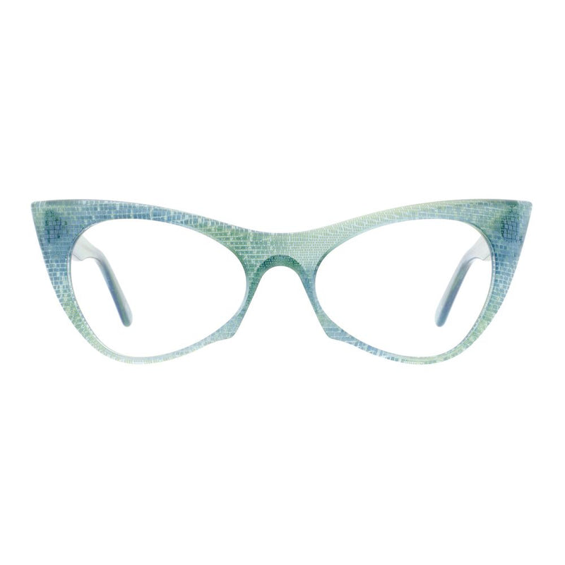 Andy Wolf Blue Acetate Cat Eye Glasses (Frames)