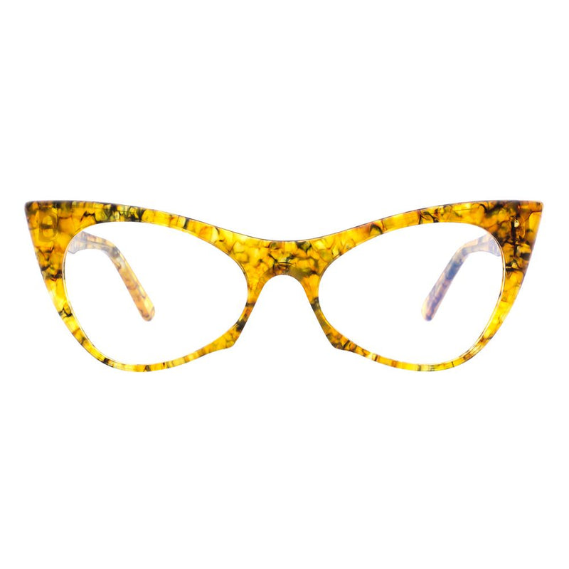 Andy Wolf Bicolor Acetate Cat Eye Glasses for Women