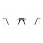 Andy Wolf Multicolor Metal Glasses (Frames)