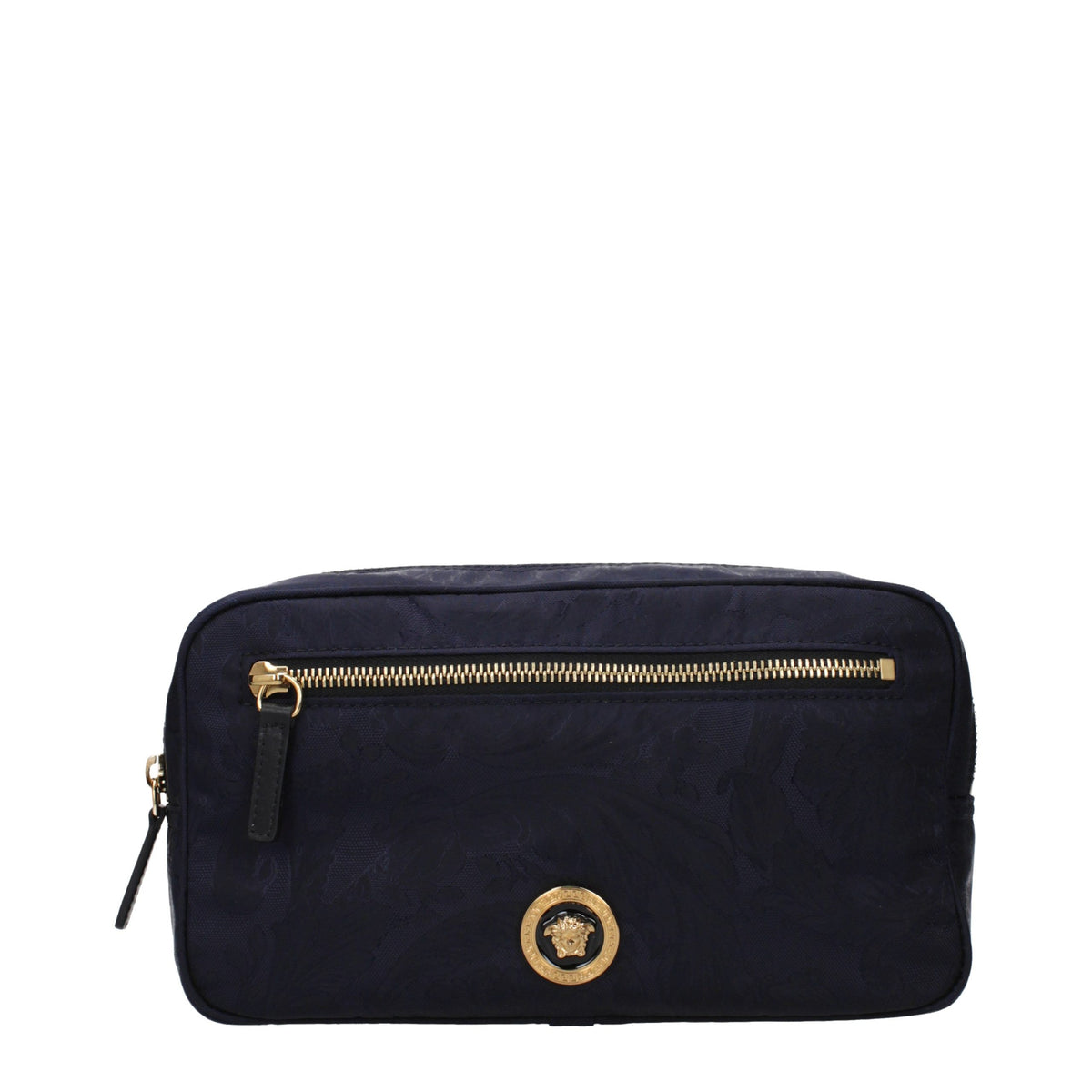 Versace Blue Fabric Backpack - Stylish and Functional