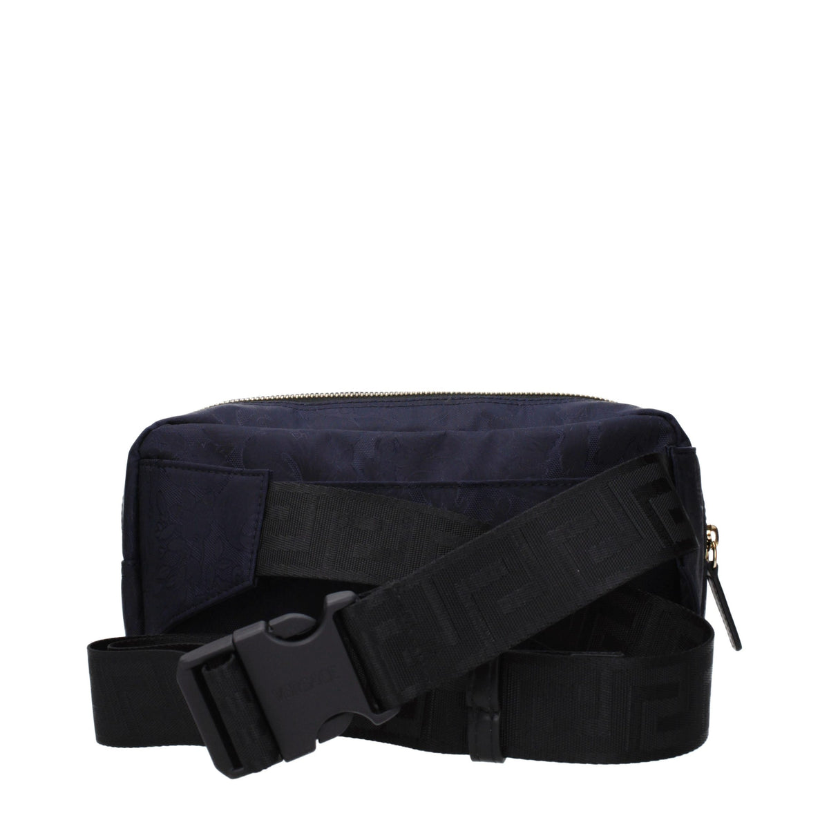Versace Blue Fabric Backpack - Stylish and Functional