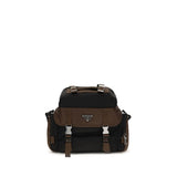 Prada Brown Recycled Polyamide Explore Shoulder Bag