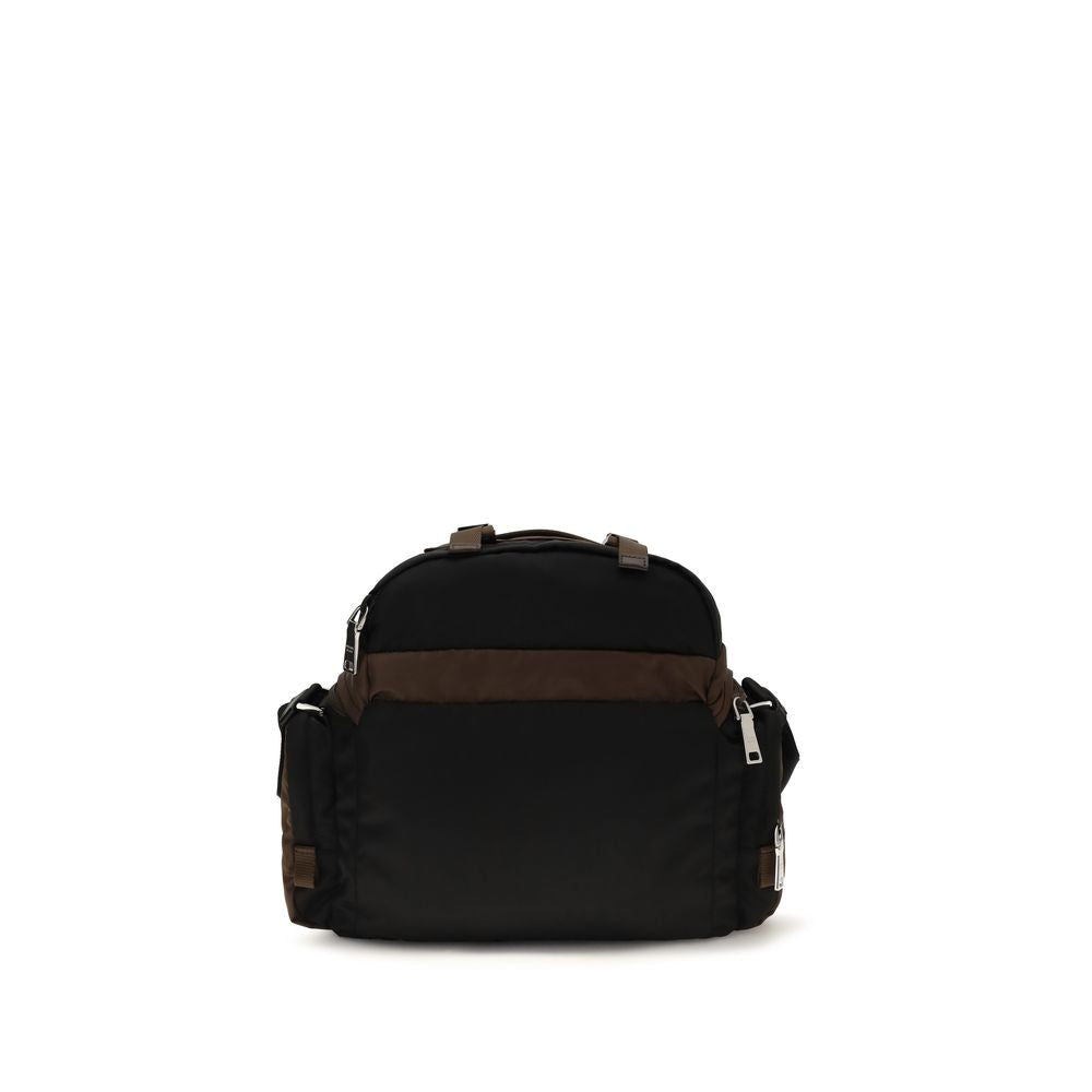 Prada Brown Recycled Polyamide Explore Shoulder Bag